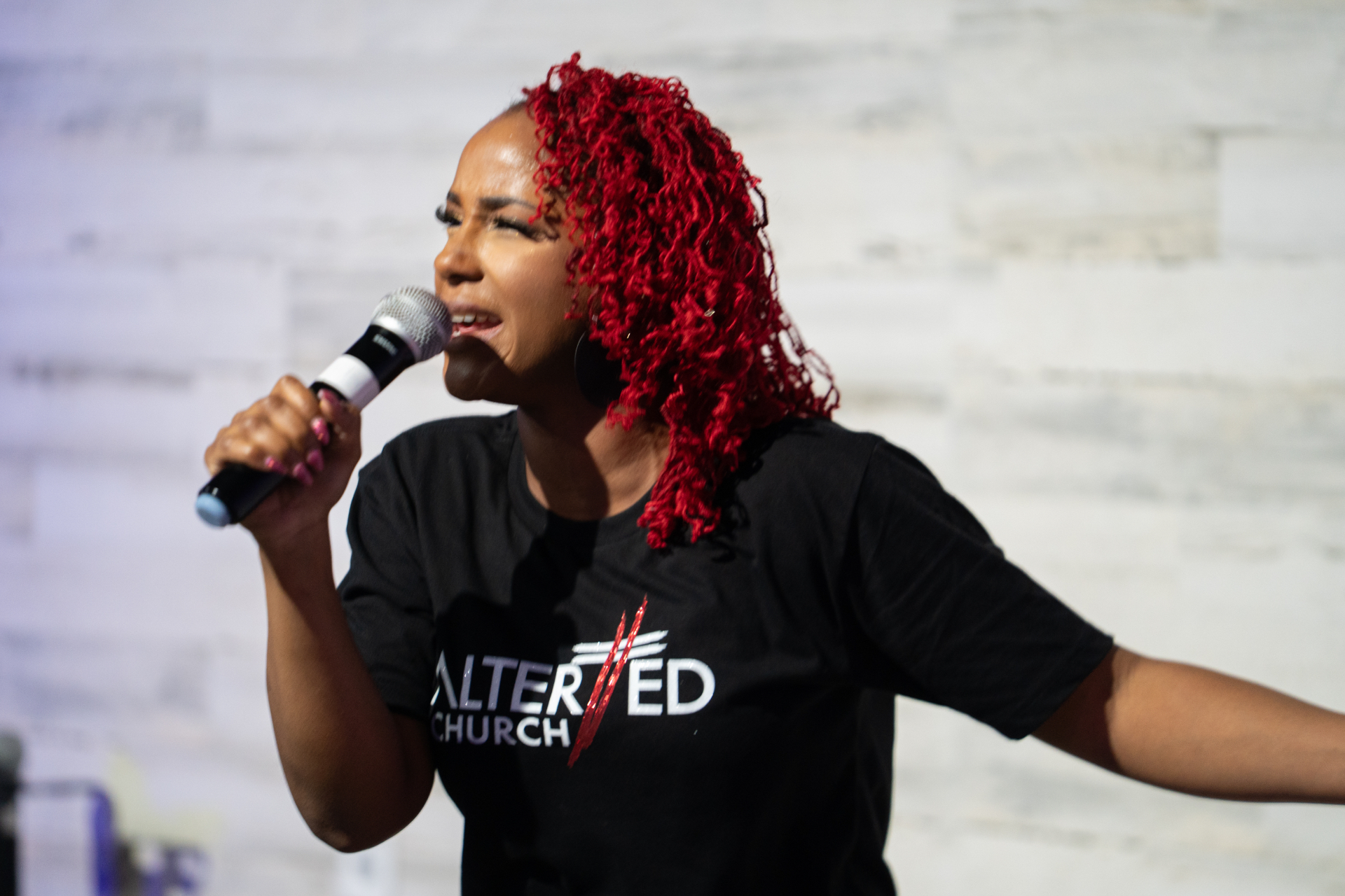 Pastor Dyneshia leading with passion