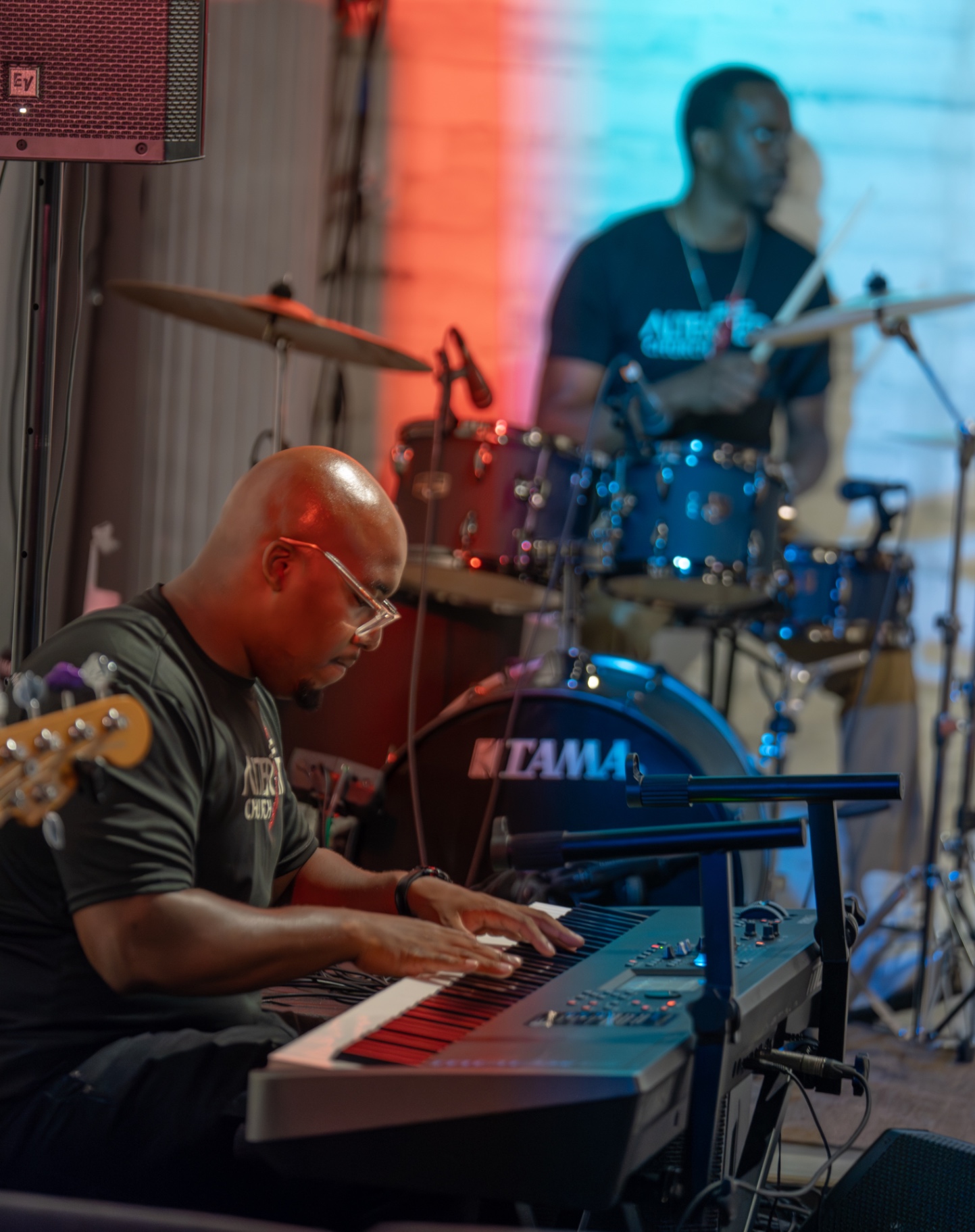 Musicians leading worship at Altered Church